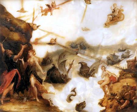 Hans von Aachen The unleashing of the winds oil painting picture